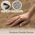 thumbnail image 6 of ODIKA 8'x10' Washable Area Rug Warm Beige Elegance with Floral Medallion Design Intricate Leaf and Blossom for Living Room, Under Sectional, Family , Durable, Non-Slip, 6 of 7
