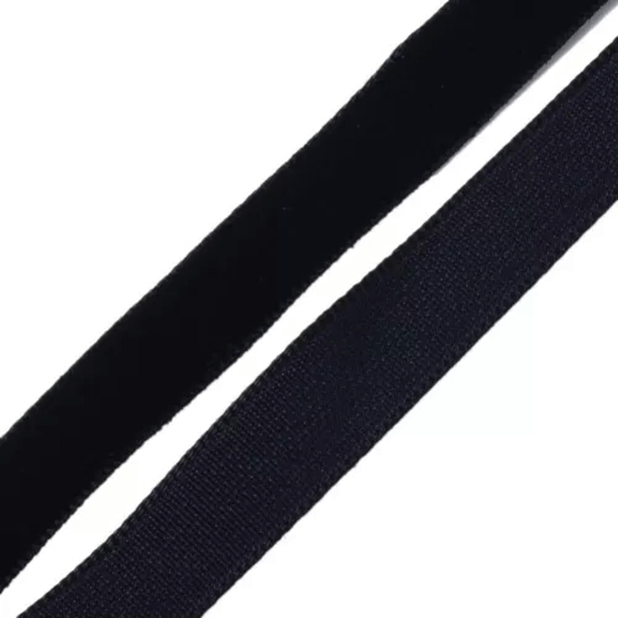 EOEMY 1Roll Black Single Face Velvet Ribbon Stringing For Diy Choker Headband Craft-1/8 Inch(3.2mm), About 200Yard...