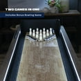American Legend Brookdale 9’ LED Light Up Shuffleboard Table with