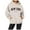 Beige-1, variant on New York Hoodies for Women Fall Winter Long Sleeve Graphic Hooded Sweatshirt with Pockets Streetwear Pullover Tops