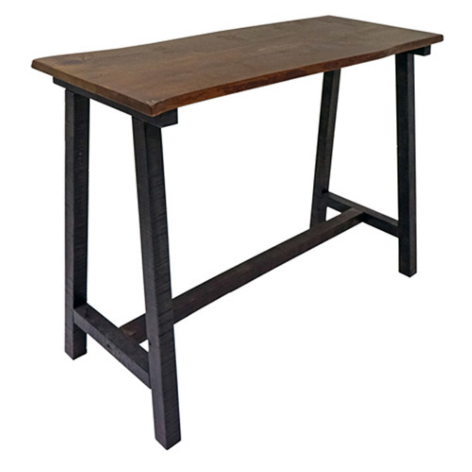 Zealand Trestle Console Table Dark Dark Brown