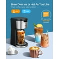 thumbnail image 5 of Sboly Hot and Cold Coffee Maker, Iced & Single-Serve Machine for K-Cups, Ground Coffee, Auto Cleaning, Descaling Alert , Home & Office Use, 5 of 8