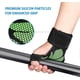 thumbnail image 2 of (Upgraded) Workout Gloves with Built-in Elastic Wrist Wraps & Open Back - Ventilated - Silicon Padded - Fingerless, Gym Fitness & Hand Support, 2 of 4