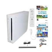 Restored Nintendo Wii Console Wii Game System White with Wii Sports & Sports Resort