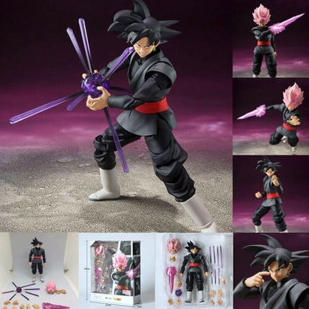 6" Z S.H.Figuarts Goku Gokou Black Super Saiyan Rose Action Figure toy gift new
