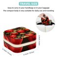 thumbnail image 5 of Thanksgiving Apple Travel Portable Square Jewelry Display Necklace Organizer Storage Box, 5 of 6