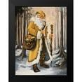 thumbnail image 2 of Comish, Susan 19x24 Black Modern Framed Museum Art Print Titled - Golden Santa, 2 of 5
