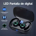 thumbnail image 2 of Auricular in-ear gamer inalámbrico Mankiw U5 negro con luz verde LED, 2 of 8
