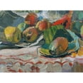 thumbnail image 3 of Franz Wiegele 14x11 Black Modern Framed Museum Art Print Titled - Fruit Still Life (Around 1918), 3 of 5
