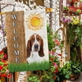 thumbnail image 2 of Havanese Spring Summer Welcome House Flag Dog Hides Behind a Tree Sun Outside Yard Decor Flag Banner 28X40 Inch Double Side Style 1, 2 of 6
