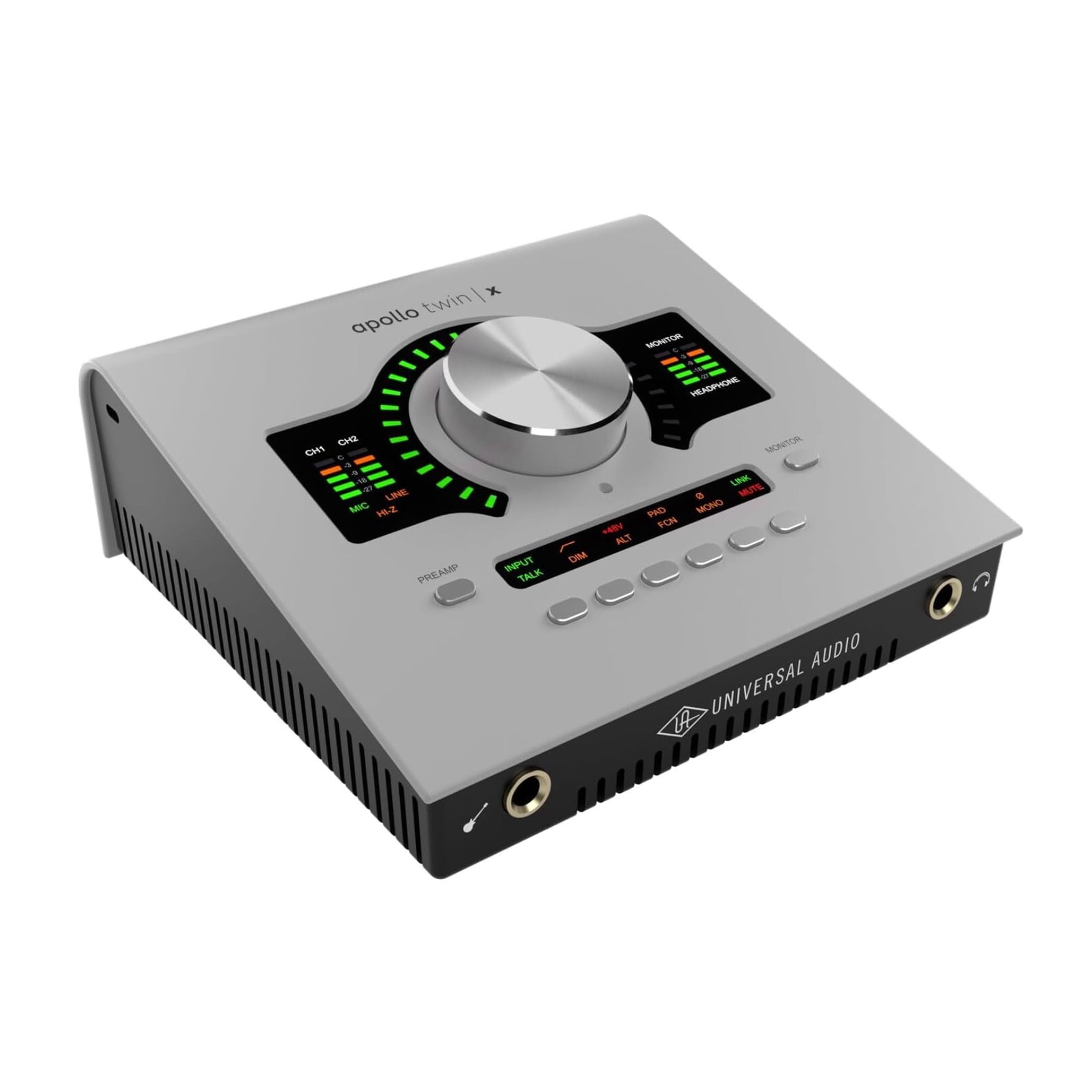 Universal Audio Apollo Twin x Quad Gen 2 Essentials+ Audio Recording Interface with Clear Cover Bundle