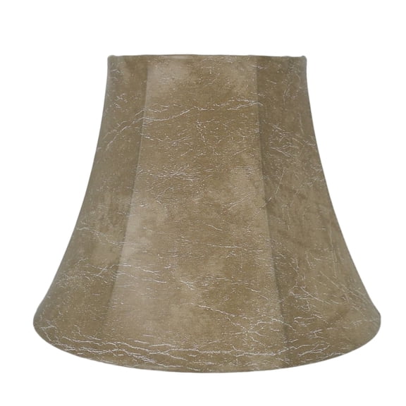 urbanest softback bell lampshade, faux leather, 5x9x7, spider