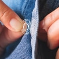 thumbnail image 4 of TEHAUX 100Pcs Clear Shirt Buttons Studs Garment Buttons Diy Sewing 20Mm, 4 of 7
