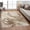 Beige, variant on Luxe Weavers Marble Swirl Collection Blue Abstract 4x5 Area Rug Gold