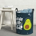 thumbnail image 5 of Picia Avocado in Space1 Large Laundry Basket, Waterproof, Freestanding Laundry Hamper, Collapsible Tall Clothes Hamper with Extended Handles-Small, 5 of 8