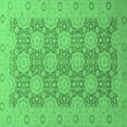 thumbnail image 1 of Ahgly Company Indoor Square Oriental Emerald Green Traditional Area Rugs, 4' Square, 1 of 4