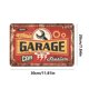 thumbnail image 4 of Placa Metal Vintage para Garaje Pintura Hierro Rectangular Arte Pared Del 30x20cm, 4 of 9