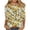 Multicolor Plus Size Blouse for Women_u, variant on CYMMPU Spring Tops Crew Neck Tunic Tops Bee Printed Fall Fashion Shirts 3/4 Sleeve Blouses for Women Dressy Casual Loose Fit Lightweight Basic T-Shirts S