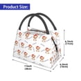 thumbnail image 2 of Easygdp Corgi With Santa Claus Hat Bolsa de Almuerzo Insulada Reutilizable, Bolsa de Mano y Bandolera para Oficina, Trabajo, Viajes, 2 of 6