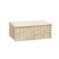 thumbnail image 4 of relayinert Paper Rattan Storage Basket - Durable And Convenient For Anywhere Wide Storage Container High-capacity Makeup Organizer Beige Large 36*26*15 5Set, 4 of 6