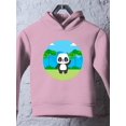 thumbnail image 3 of Panda In Nature Hoodie Toddler -Image by Shutterstock,  4 Toddler, 3 of 4