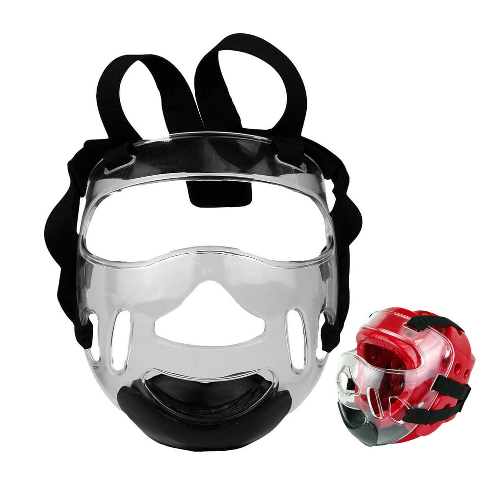 ProWIN Martial Arts Clear Face Shield Mask for Sparring Head Gear