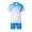 H190-White, variant on hengsof Kids Soccer Jersey Athletic Sports Shirt with Short Set Breathable Lightweight Training Uniform 4-14Y
