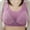 Purple, variant on Jacenvly Sports Bras for Women No Underwire Stretchable Solid Push-Up Bra Women Bras Pack Breathable Soft Comfortable Woman'S Color Hollow Out Perspective Underwear No Rims