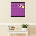 thumbnail image 3 of PinPix 22x22 Custom Cork Bulletin Board  Poster Board Has a Fabric Style Canvas Finish, Framed in Other, by ArtToFrames (PinPix-595), 3 of 5