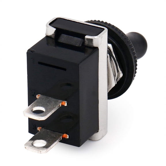 3 Pcs Two Way Switch, Toggle Switch 12V 25A 2 Pin Switch With Waterproof Cover