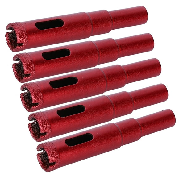 Brazing Opener,5PCS Diamond Drill Bit Diamond Drill Bit Brazed Diamond Drill Bit Exceptional Reliability
