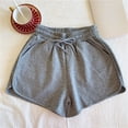 thumbnail image 2 of Shorts for Women 2026 Summer Plus Size Elastic Waist Drawstring Loose Fit Casual Shorts with Pockets Loungewear, 2 of 4
