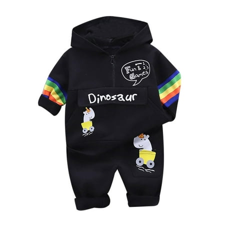 

Toimothcn Back To School Sets For Toddler Boys Long Sleeve Cartoon Letter Dinosaur Printed Hoodie Pants Warm Loose Fit 2Pcs Outfits Set Comfy Kids Clothing