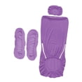 thumbnail image 4 of Luzkey Office Chair Cover Set with Headrest Armrest Cover Stretch Protective Desk Computer Chair Slipcovers Washable for Office Home Purple, 4 of 8