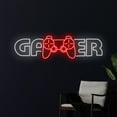 thumbnail image 3 of Handmadetneonsign Gamer Neon Sign, Game Controller Led Sign, Game Player Led Light, Gaming Neon, 3 of 5