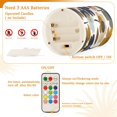 thumbnail image 5 of Yayeee Flameless Candles with Remote Flickering Battery Operated Multi Color Changing, Colorful Floral, 5 of 7