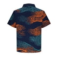 thumbnail image 4 of ECHFIPROM Collared Polo Shirts for Men Navy Big and Tall Shirts Short Sleeve Wrinkle Resistant Middle-aged Mens Tops, 4 of 5