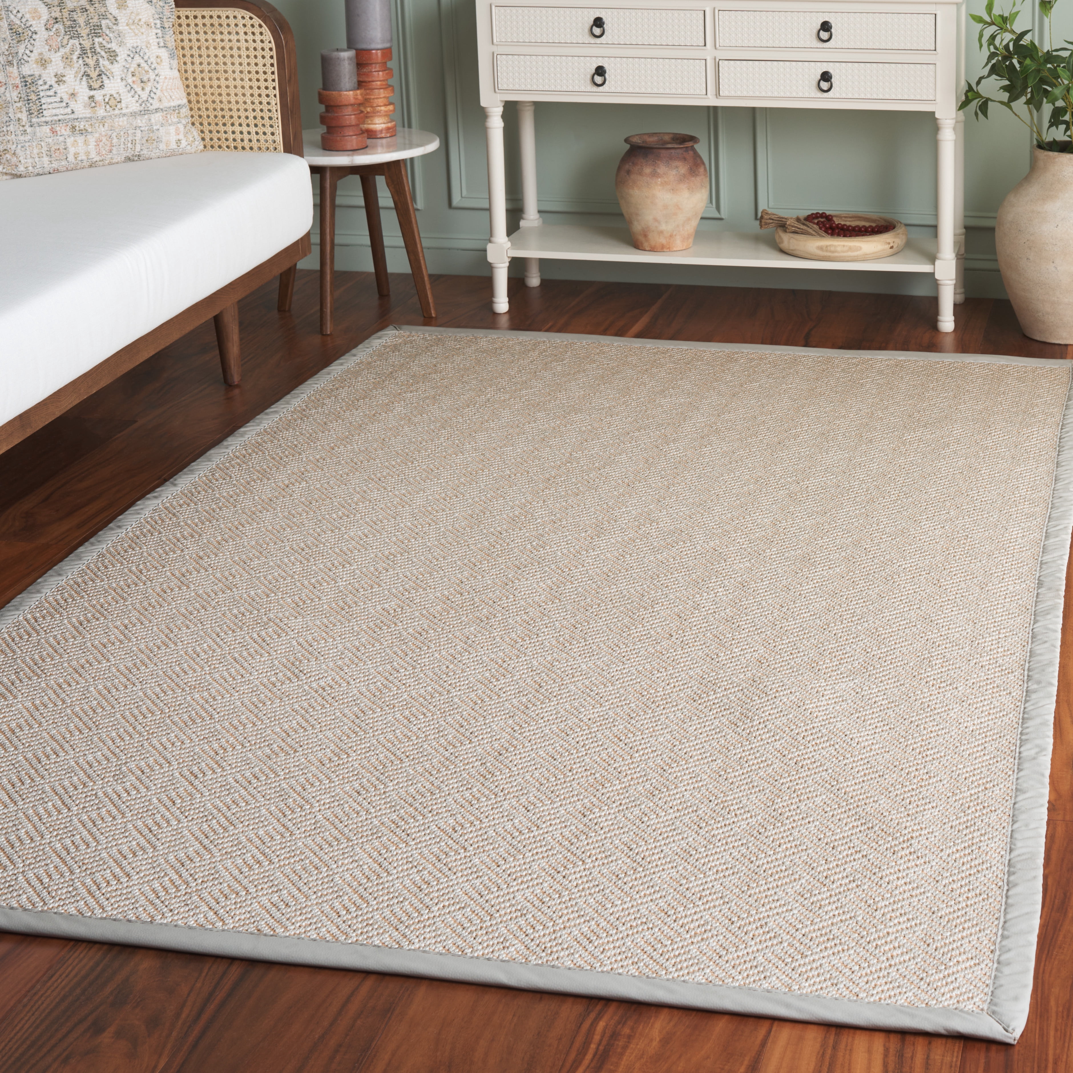 SAFAVIEH Napa Faux Sisal Rozanne Geometric Area Rug, Natural/Beige, 6' x 9'