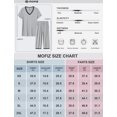 thumbnail image 3 of X'soft Women's Casual Short Sleeve Top Carpi Pants Sleepwear PJ Sets, 3 of 7