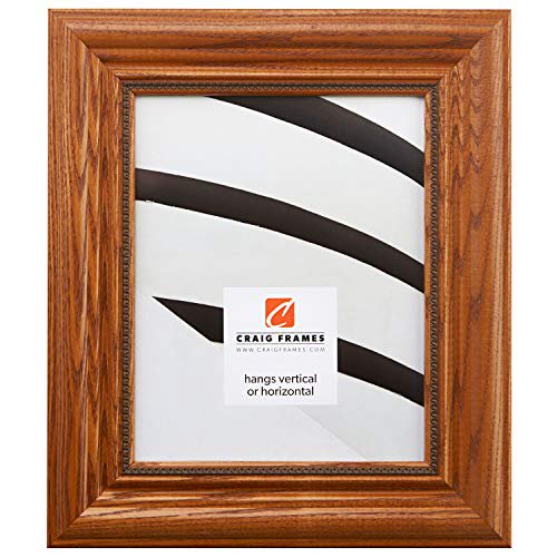 Craig Frames 15177483250 12 by 18-Inch Picture Frame, Solid Wood, 2.25-Inch Wide, Honey Oak
