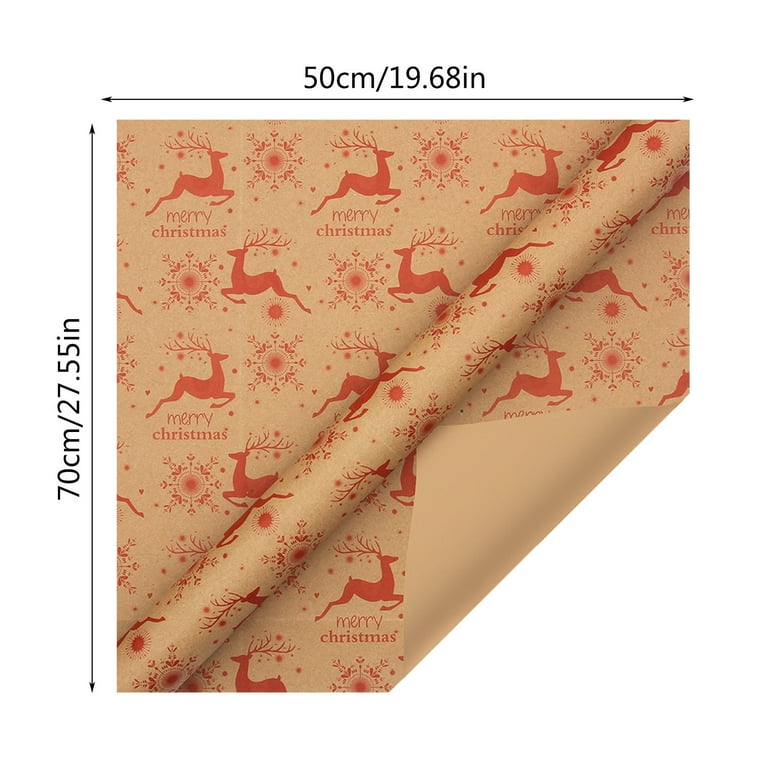 iOPQO Christmas Decorations Clearance Christmas Wrapping Paper