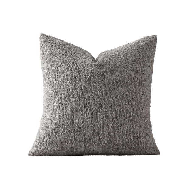 Funda de cojín decorativa de 45 x 45 cm, de felpa rizada de piel sintética, para sofá, sillón, dormitorio, sala de estar. Suave, cálida y acogedora. Funda de almohada decorativa con cremallera