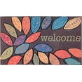 thumbnail image 1 of Door Mat Welcome Mat 40*60cm Front Door Mat Outdoor for Home Entrance Outdoor Mat for Outside Entry Way Doormat Entry Rugs, orange brown, 1 of 5