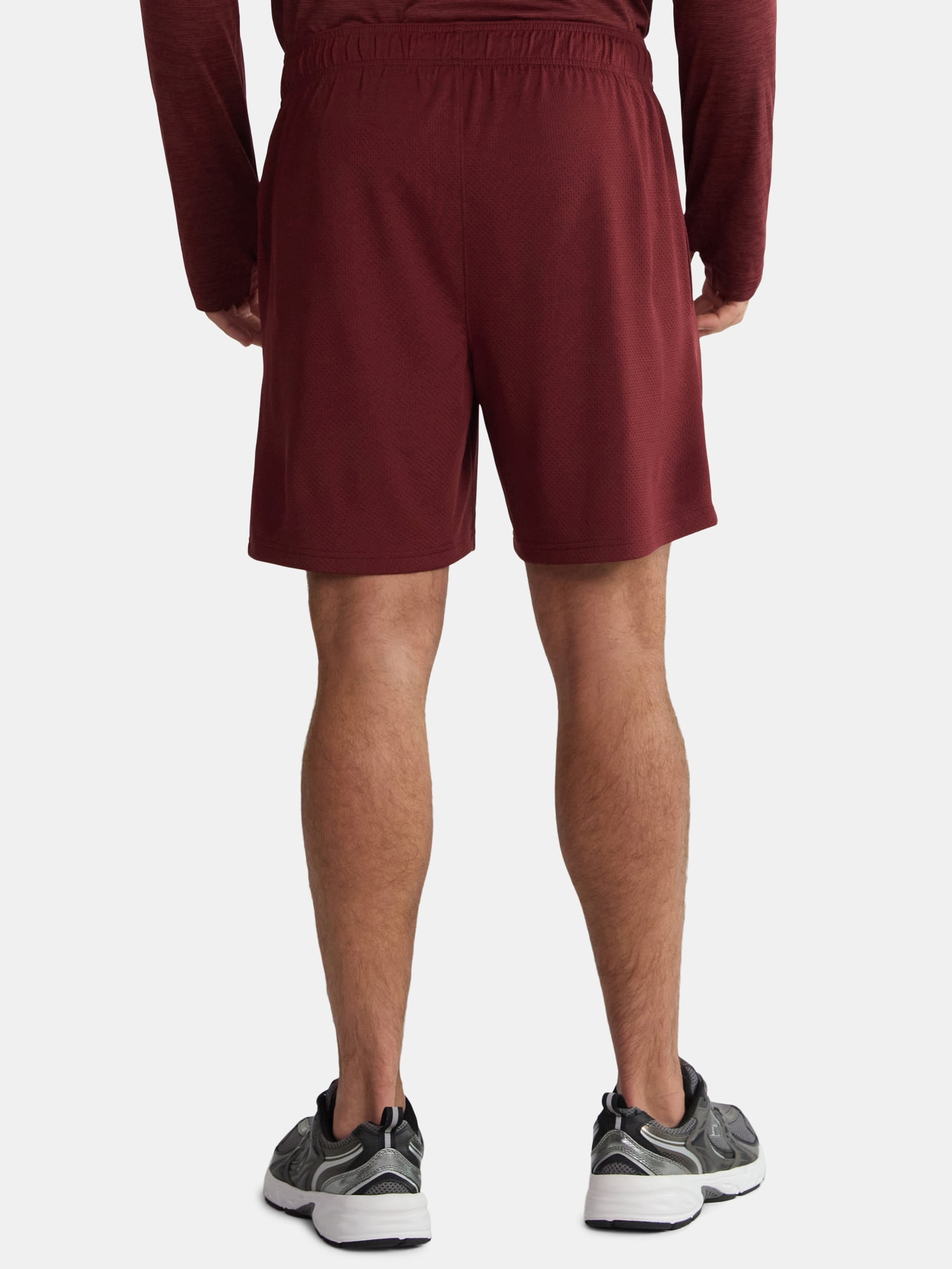 Athletic Works Men's and Big Men's Mesh Shorts, 7" Inseam, Sizes S-5XL