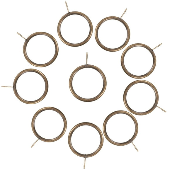 20 piezas anillos de cortina con ojales, anillos gruesos para barra de cortina, anillos para cortinas con ojales