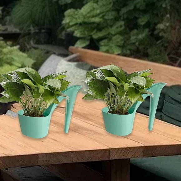 DYNWAVECA 2Pcs Lightweight Bonsai Pot Flowerpots Tabletop Ornament Table Ornaments Vase Garden Patio Lady Shoe Shape Plant Nursery Pot
