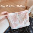 thumbnail image 3 of Bolsa de maquillaje STARDW Aesthetic Floral para mujeres y niñas de lona, 3 of 6