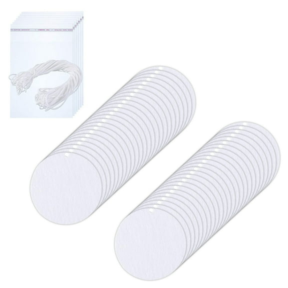 100 Pieces Car Scented Sheets Blanks Set Sublimation Air Freshener Sheets Sublimation Air Fresheners Blanks