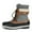 BLACK/GREY, variant on Dream Pairs Women Waterproof Winter Warm Snow Boots Faux Fur Lined Flat Mid Calf Boots MONTE_01 BLACK/GREY Size 11