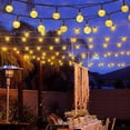 thumbnail image 3 of Decoración de jardín libre de de cadena de energía LED - cálido 6,5 bombillas Blanco cálido 6.5m 30Bulbs DYNWAVEMX cadena de luces colgantes al aire libre, 3 of 8